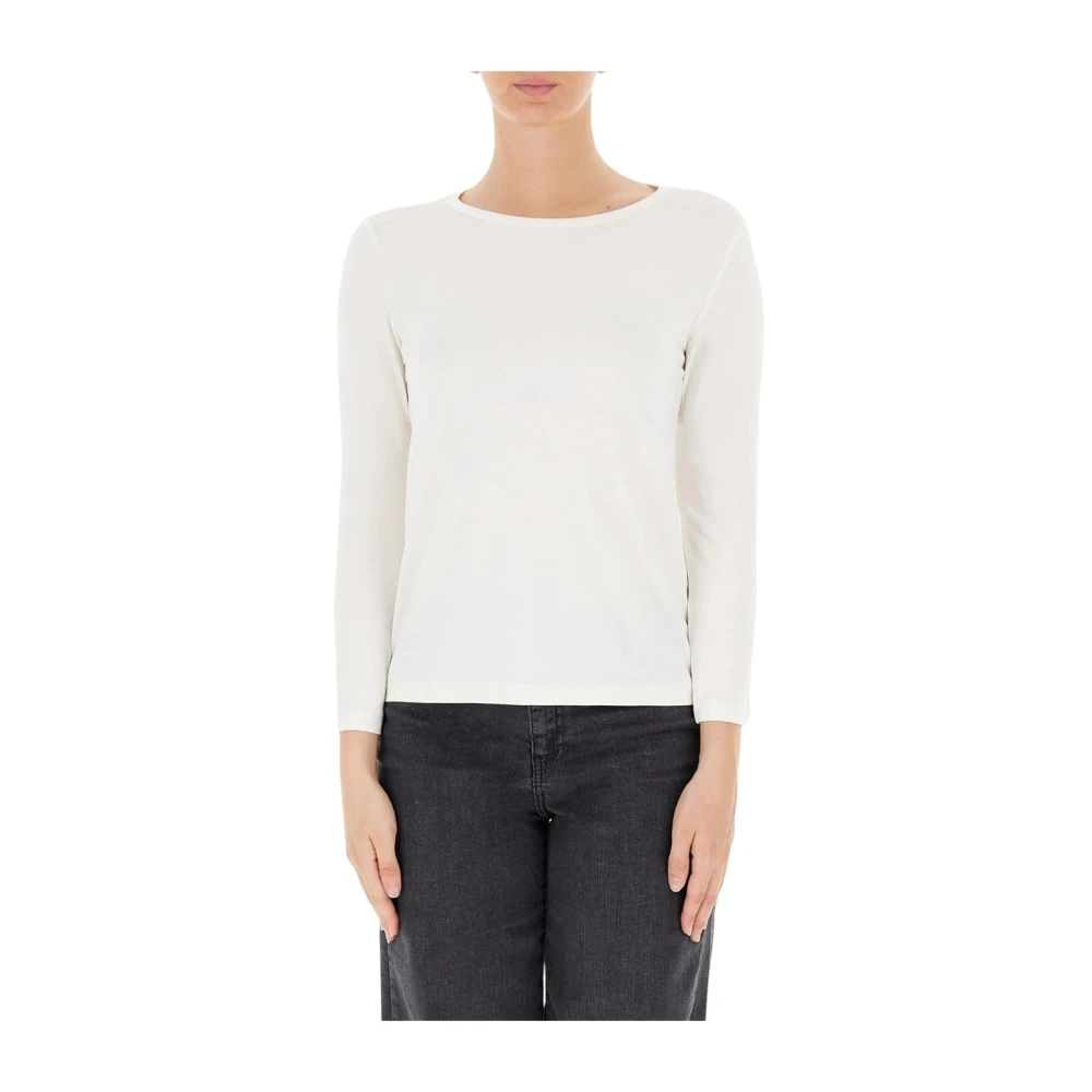 Marella Octopus Print T-shirt White Dames