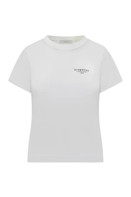 Cotton T-shirt med Stamp-tryck