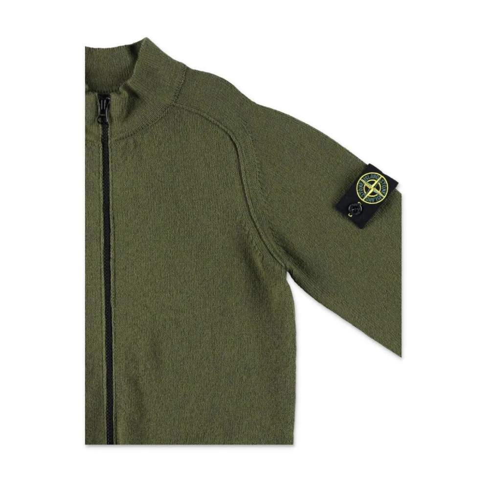 Stone Island Stijlvolle Gebreide Trui voor Mannen Green Unisex