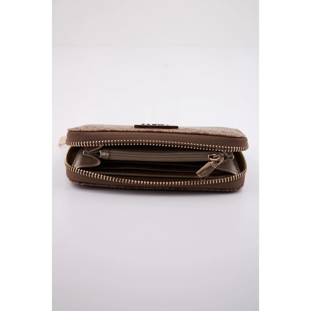 Guess Rits Portemonnees & Kaarthouders Laurel Stijl Brown Dames