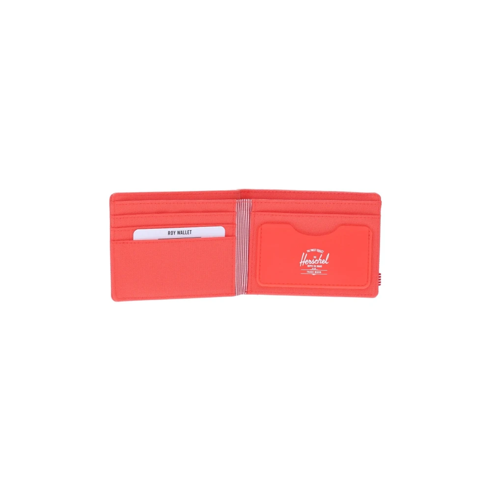 Herschel Rfid Heren Portemonnee Hot Coral Red Unisex