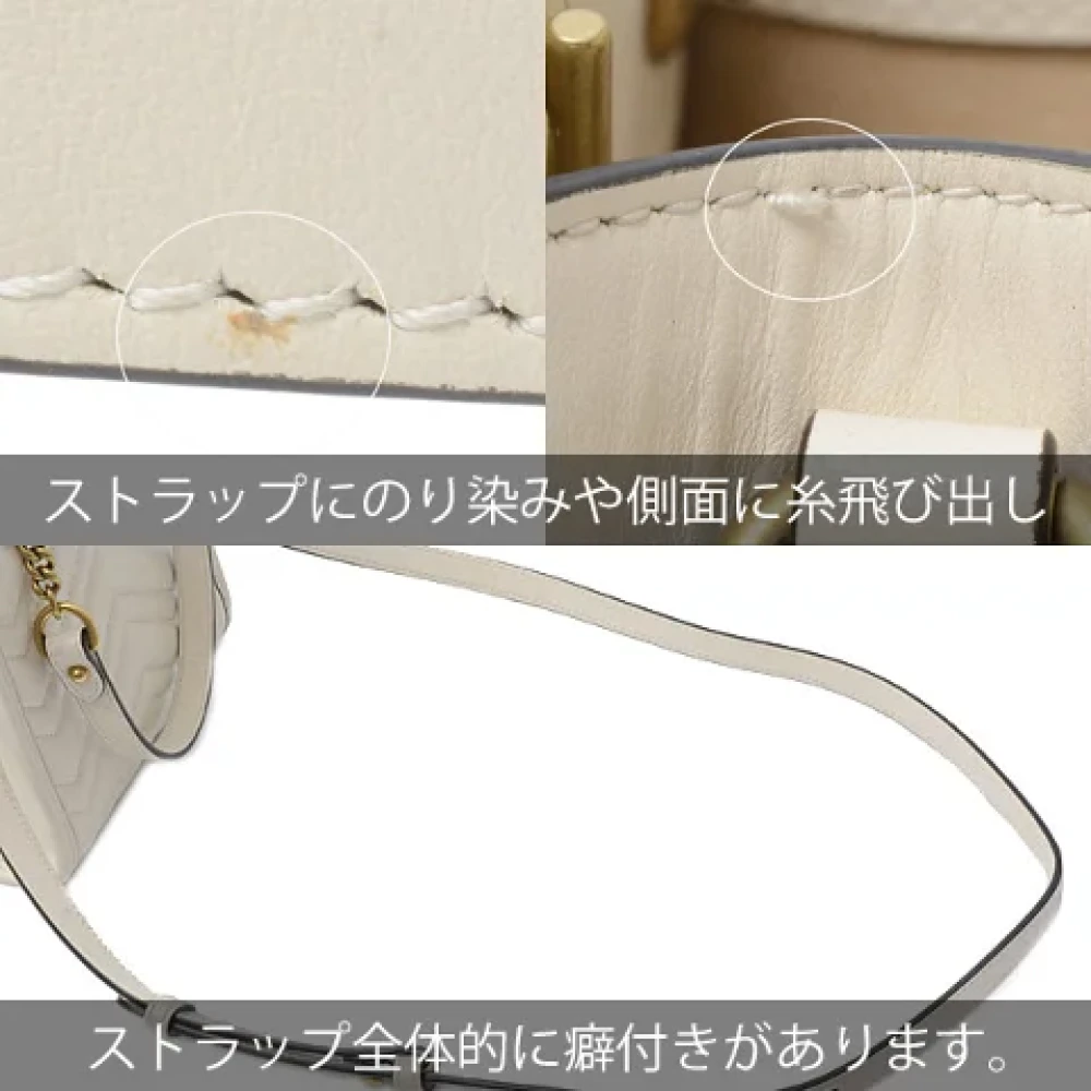 Gucci Vintage Pre-owned Fabric handbags White Dames