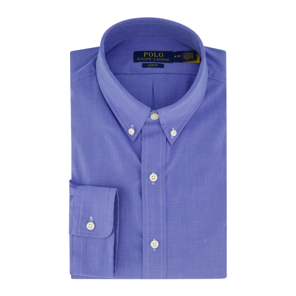 Polo Ralph Lauren Casual Blauw Shirt Katoenmix Blue Heren