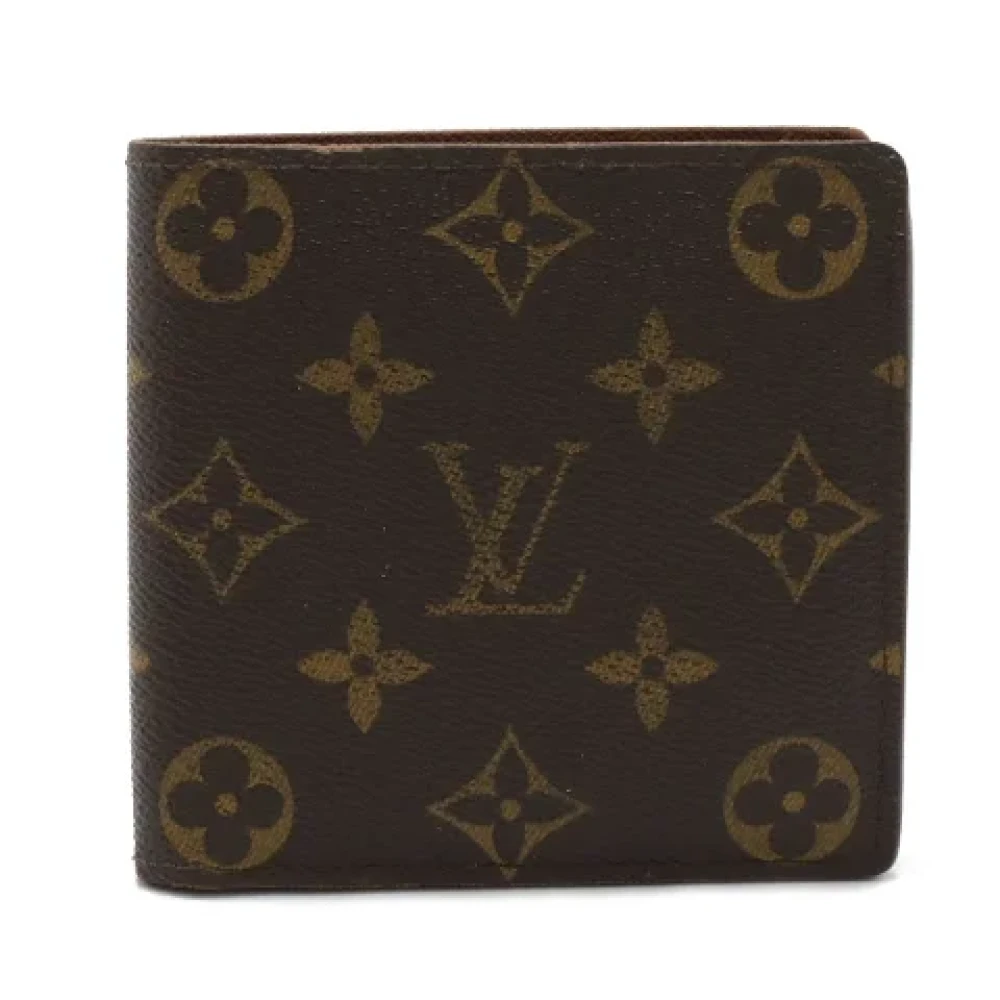 Louis Vuitton Vintage Pre-owned Canvas wallets Brown Dames