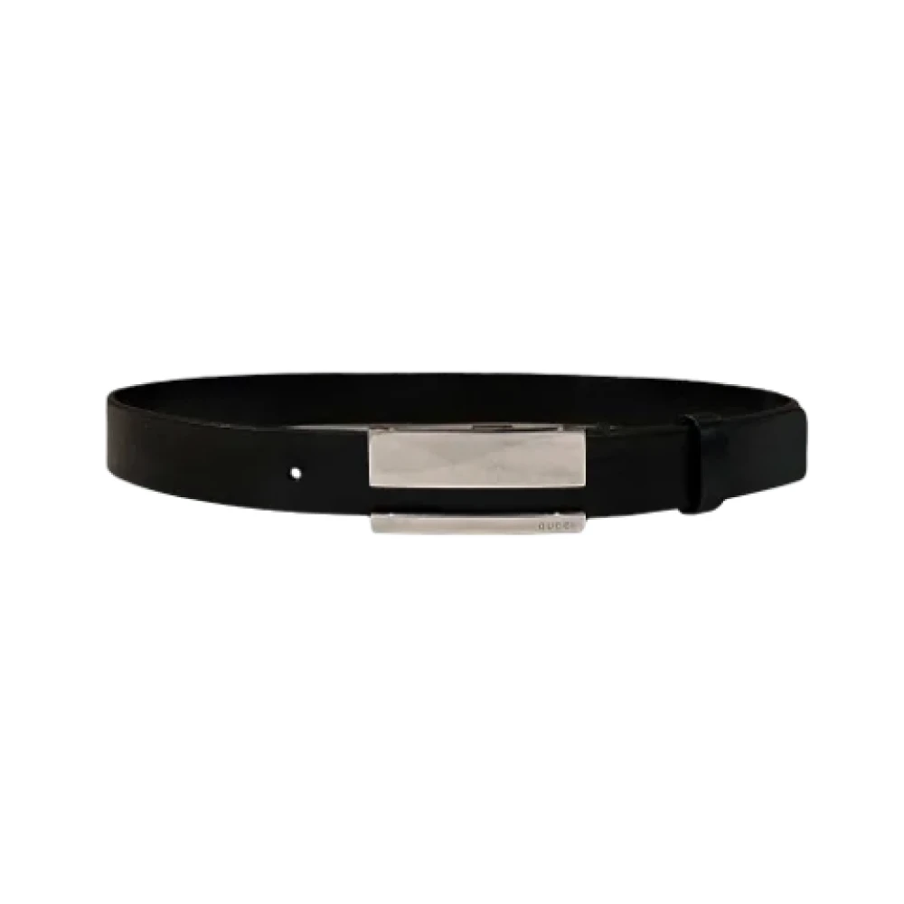 Gucci Vintage Pre-owned Leather belts Black Dames