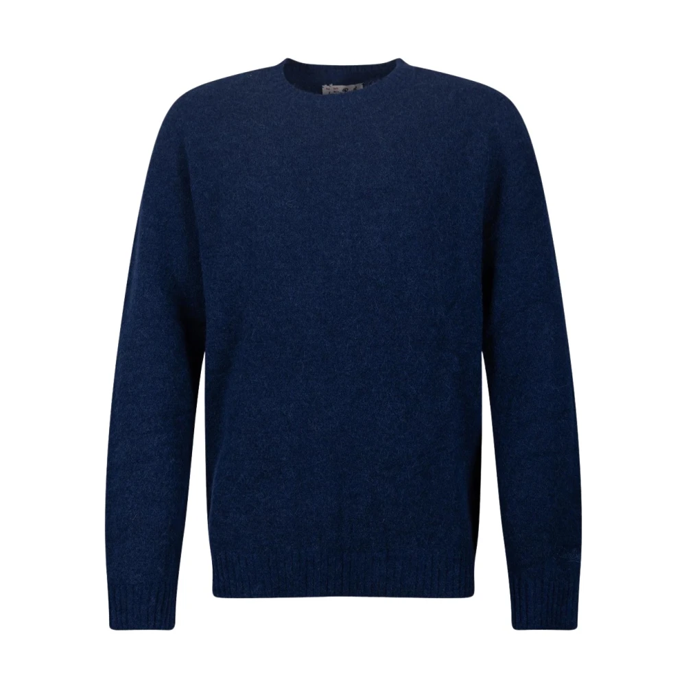 Mc2 Saint Barth Men's Blue Round-Neck Knitwear, Xl, Regent Jumper