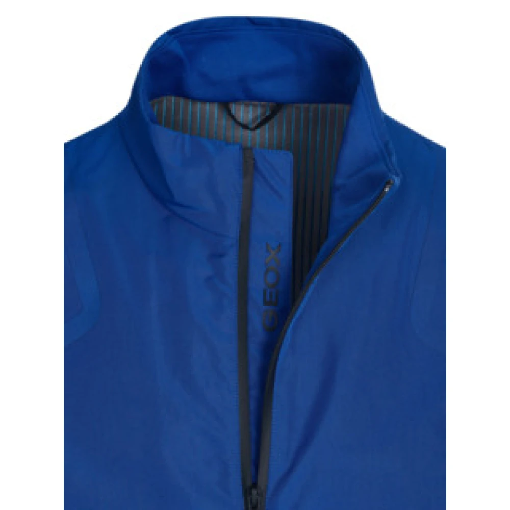 Geox Stijlvolle Jas Blue Heren