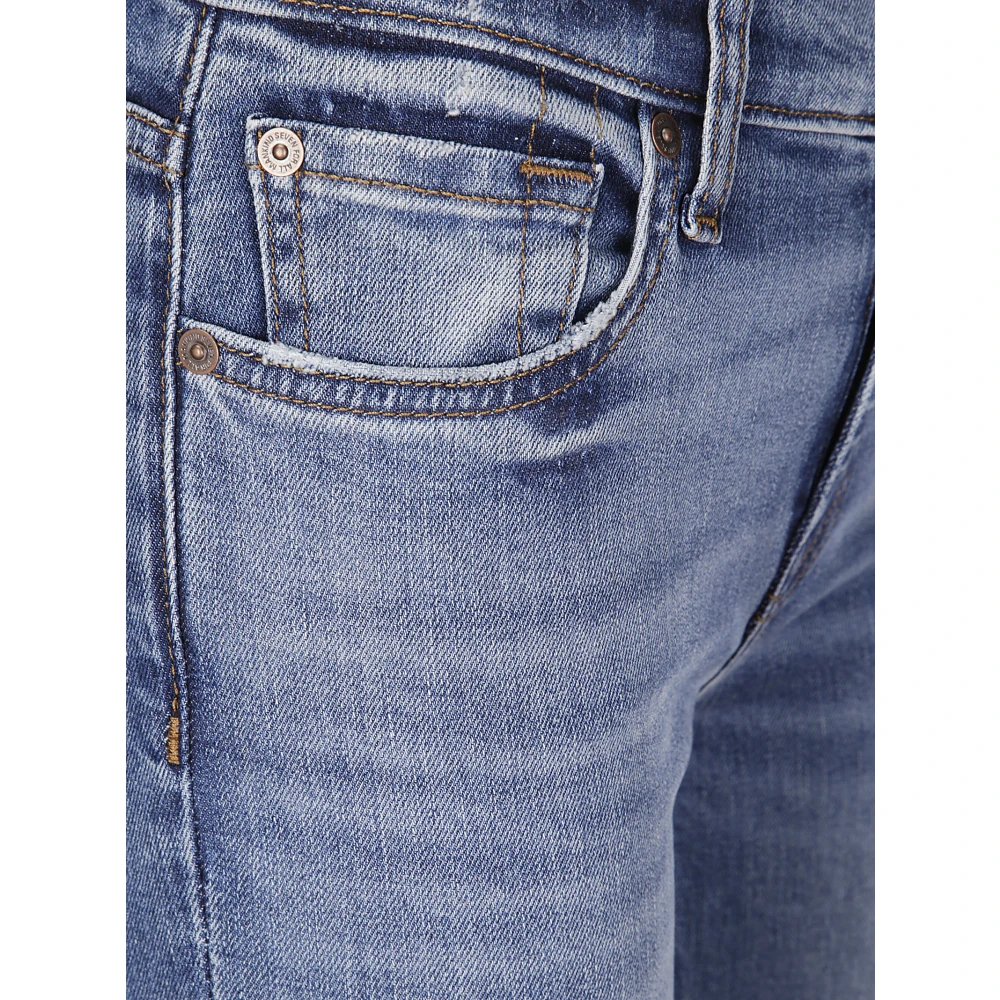 7 For All Mankind Jeans Bootcut Blue Dames