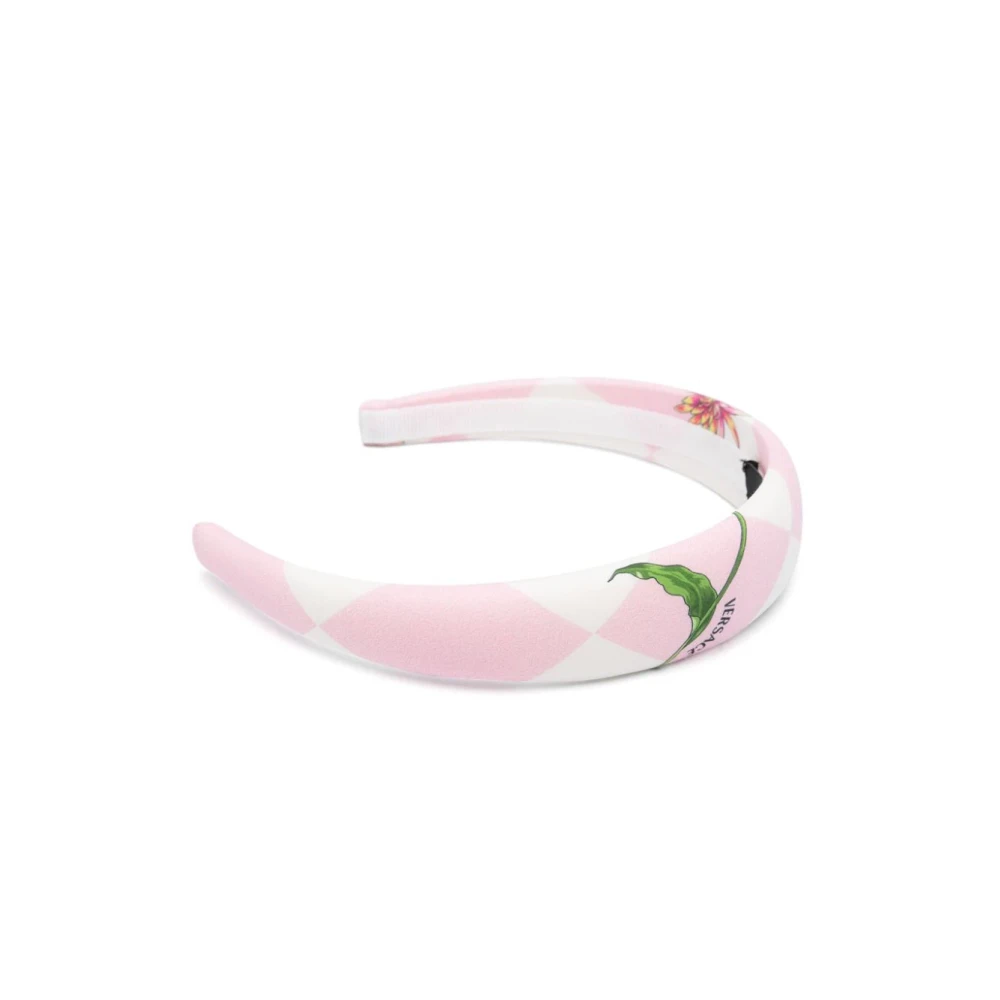 Versace Kinderhoed met speels bloemenpatroon Pink Dames