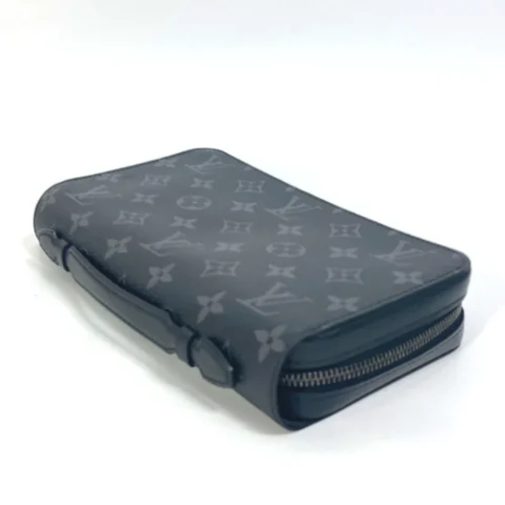 Louis Vuitton Vintage Pre-owned Canvas wallets Black Heren