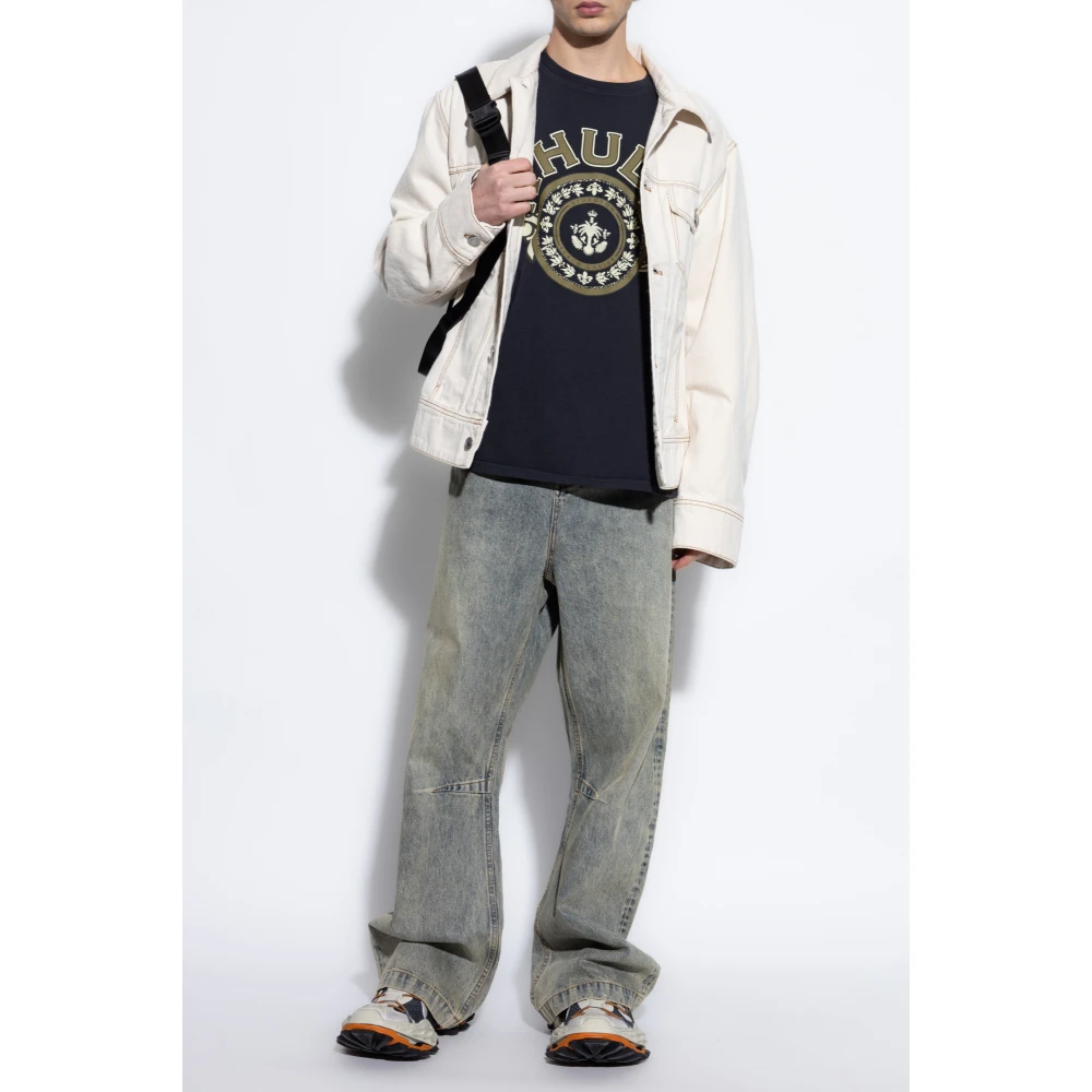 Rhude T-shirt met print Black Heren