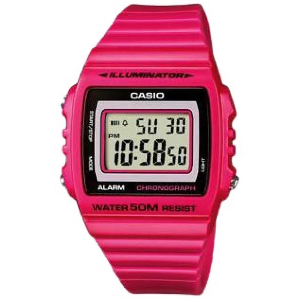 Casio Watch W-215H-4 Rosa Unisex