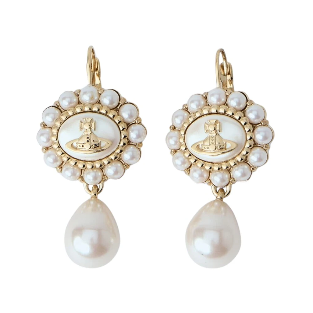 Vivienne Westwood Women's Yellow Amaya Drop Earrings - Earrings - One Size - Accessories