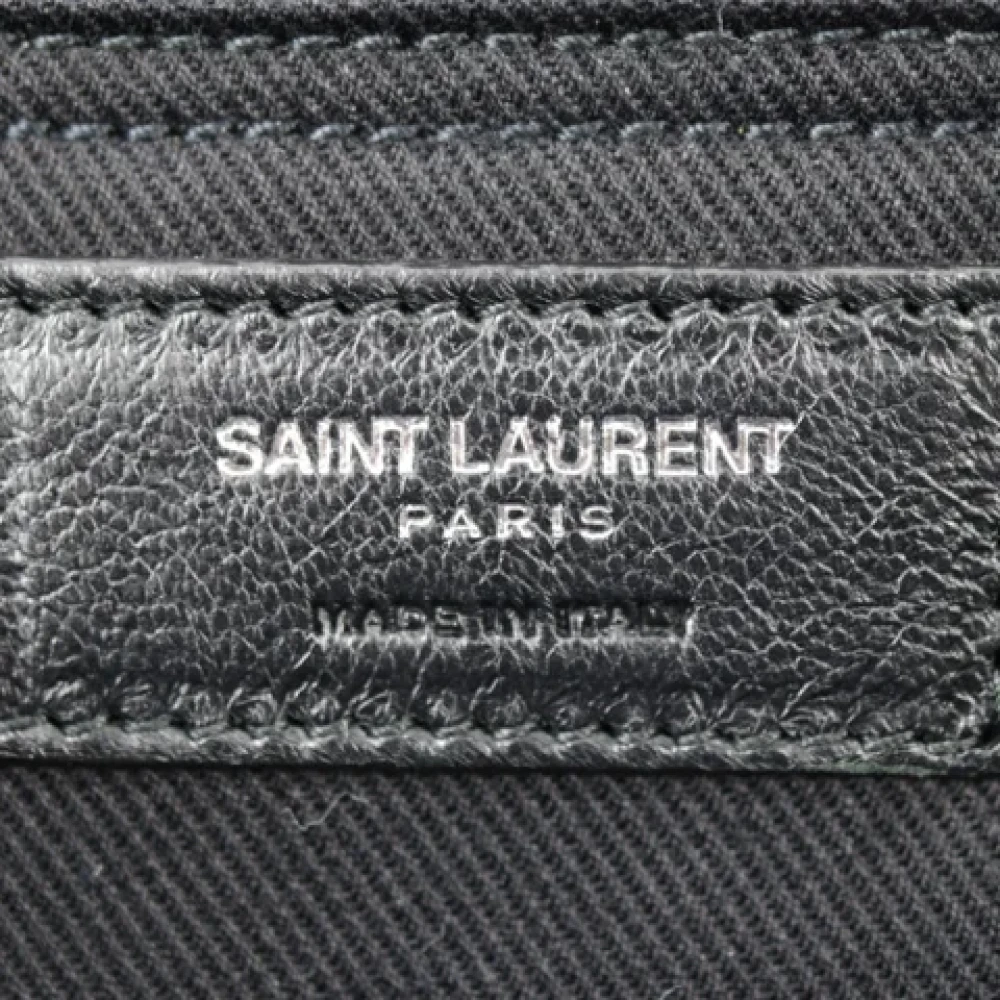 Yves Saint Laurent Vintage Pre-owned Leather totes Black Dames