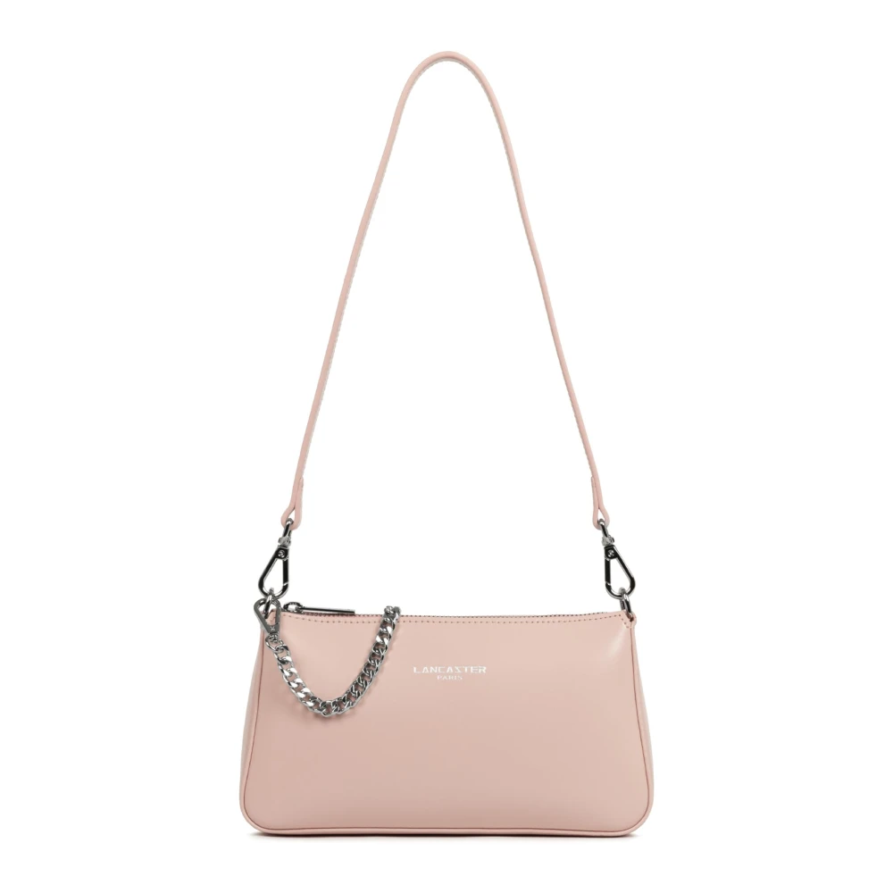 Lancaster Women's Pink Sac Trotteur Zippée Suave Even - Shoulder Bags - One Size - Bags