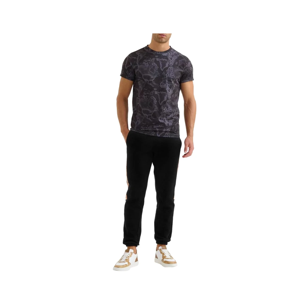 Alviero Martini 1a Classe Zwarte T-shirts en Polos Black Heren