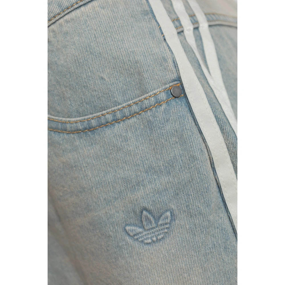 adidas Originals Denim rok Blue Dames