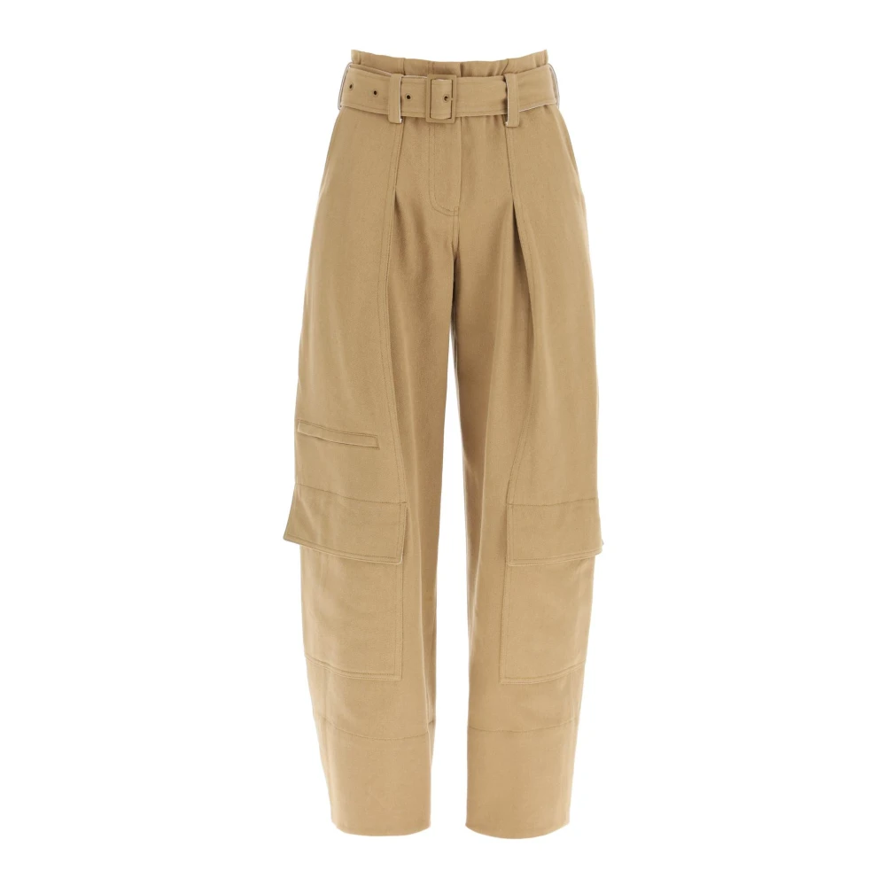 LOW Classic Wide Trousers Beige Dames