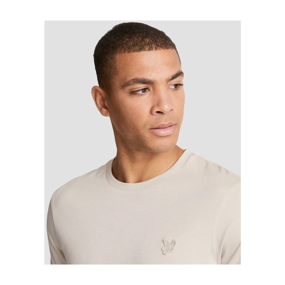 Lyle & Scott Korte Mouw T-shirt Ts400Vog Beige Heren