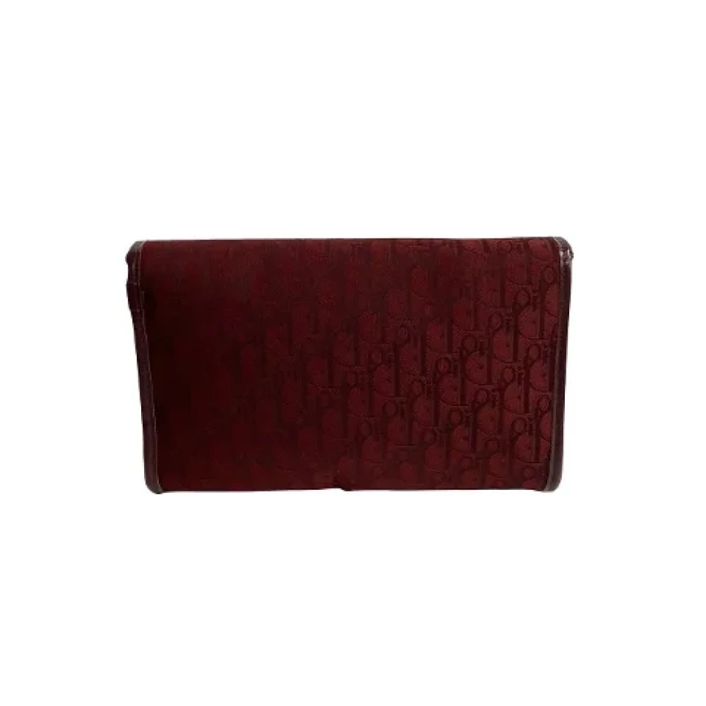 Dior Vintage Pre-owned Canvas dior-bags Red Dames