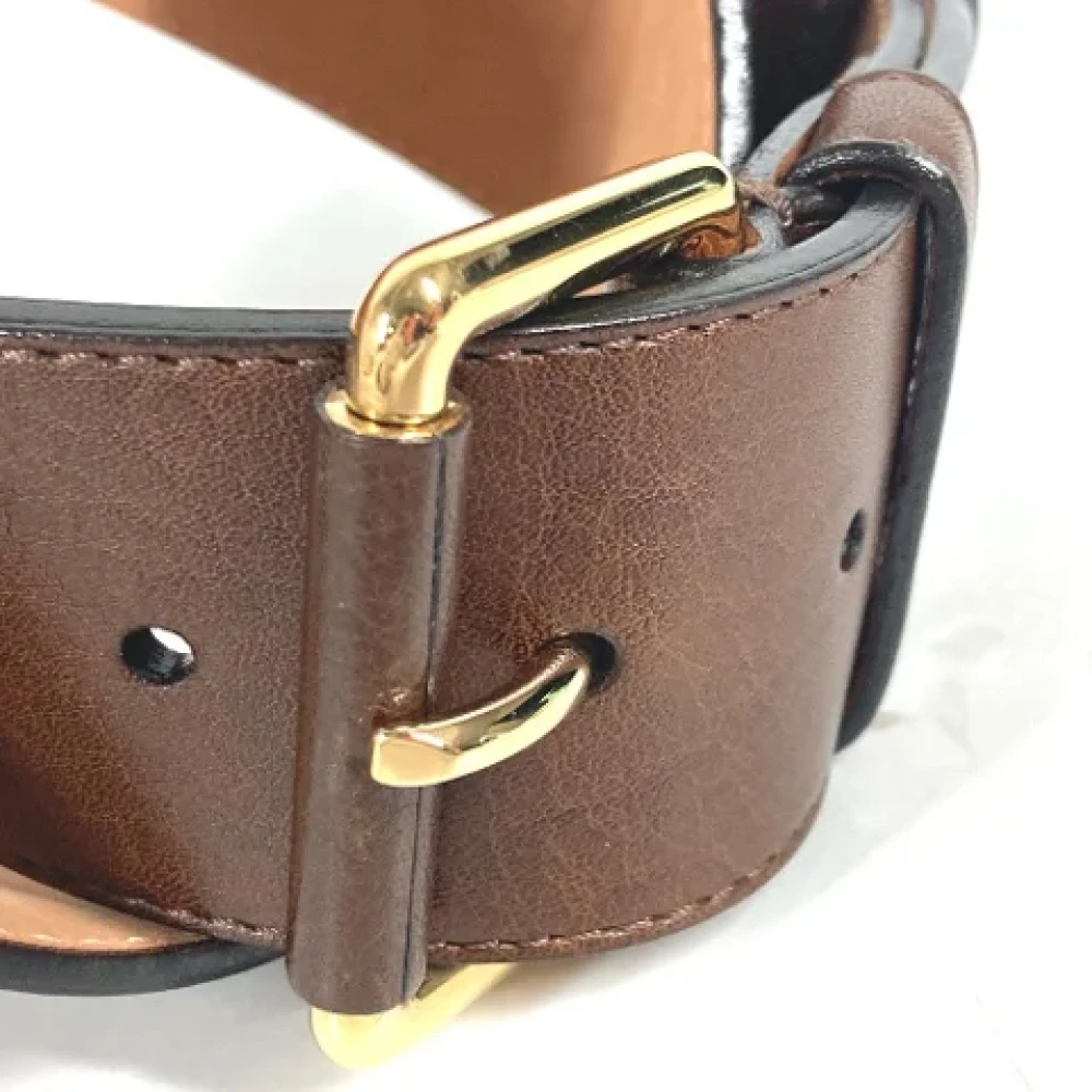 Louis Vuitton Vintage Pre-owned Leather belts Brown Dames
