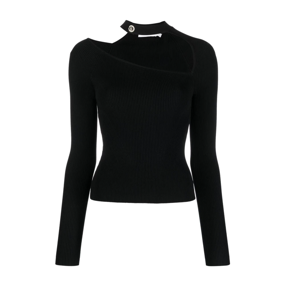 Simkhai Zwarte Casual Sweater met Mockneck Black Dames