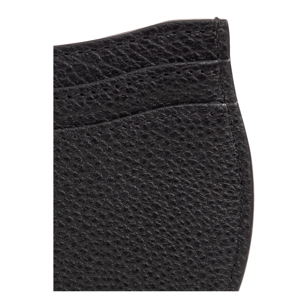 Burberry Leren kaarthouder Black Dames