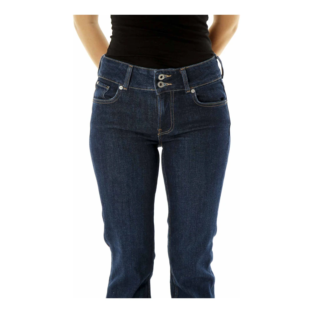 Pepe Jeans Flared Fit Mid Waist Jeans Blue Dames
