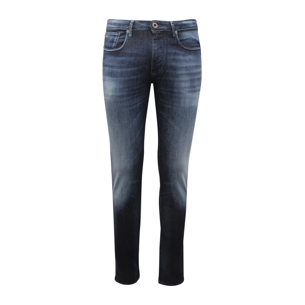 Armani Men's Blue Slim Fit Jeans, W28, Slim Denim Trousers