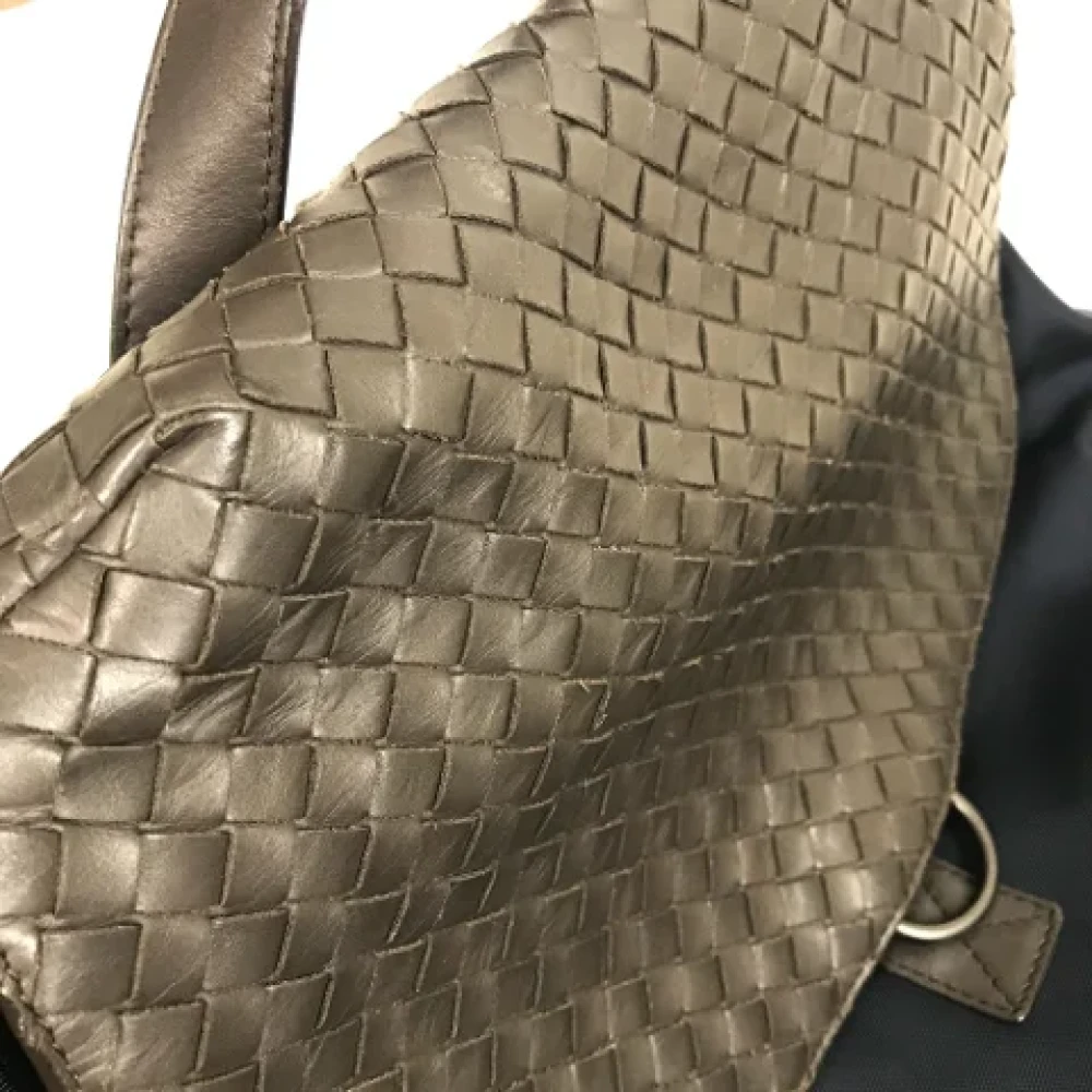 Bottega Veneta Vintage Pre-owned Fabric shoulder-bags Blue Heren