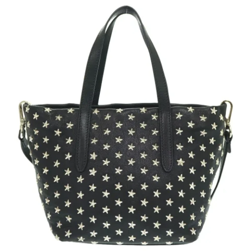 Jimmy Choo Pre-owned Leather shoulder-bags Black Dames