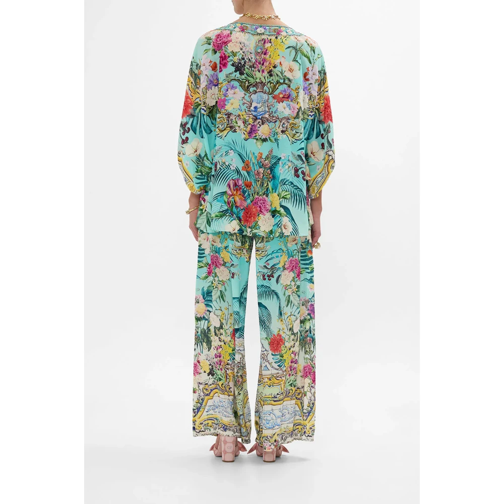 Camilla Zijden Blouse Gardens of Queluz Multicolor Dames