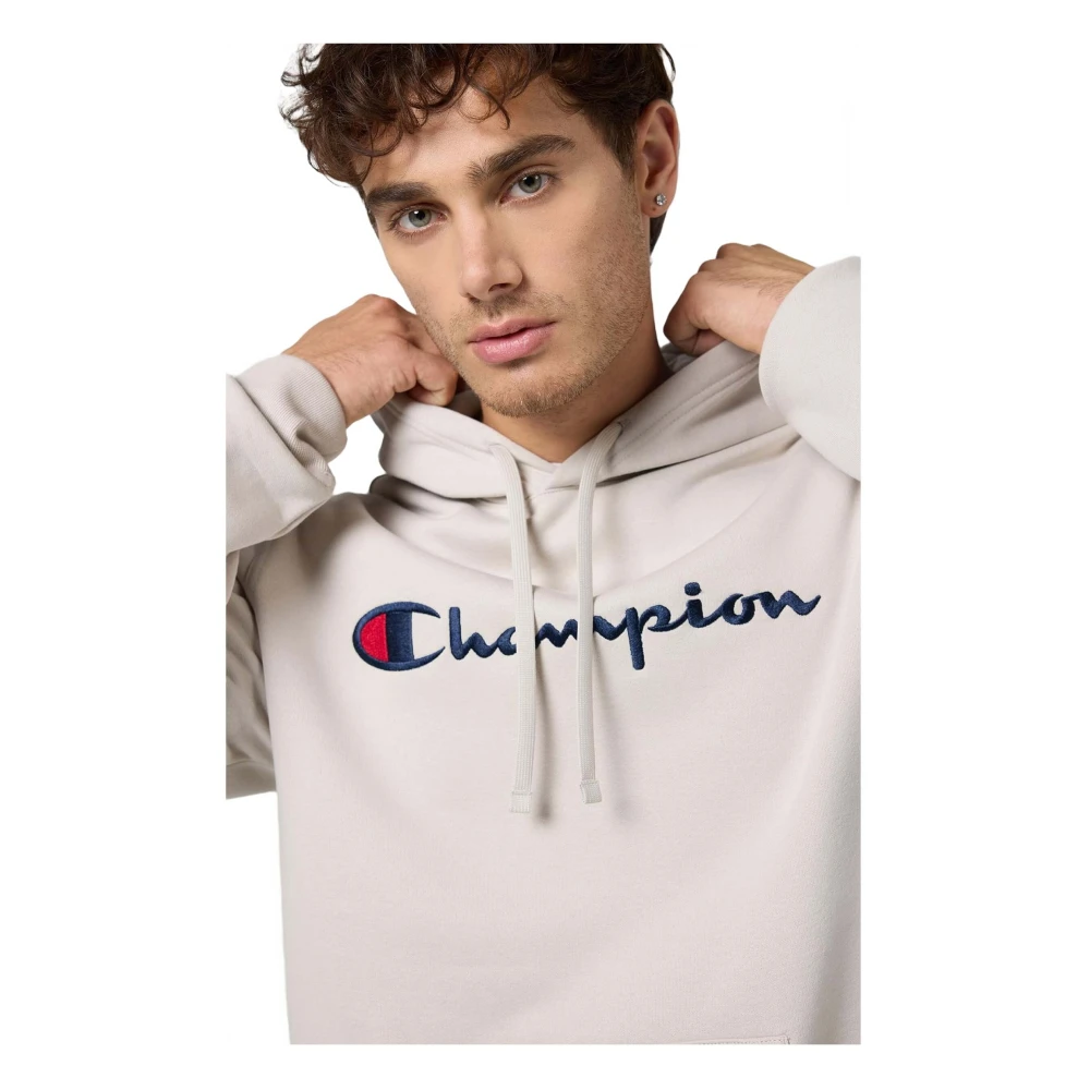 Champion Hoodie Beige Heren