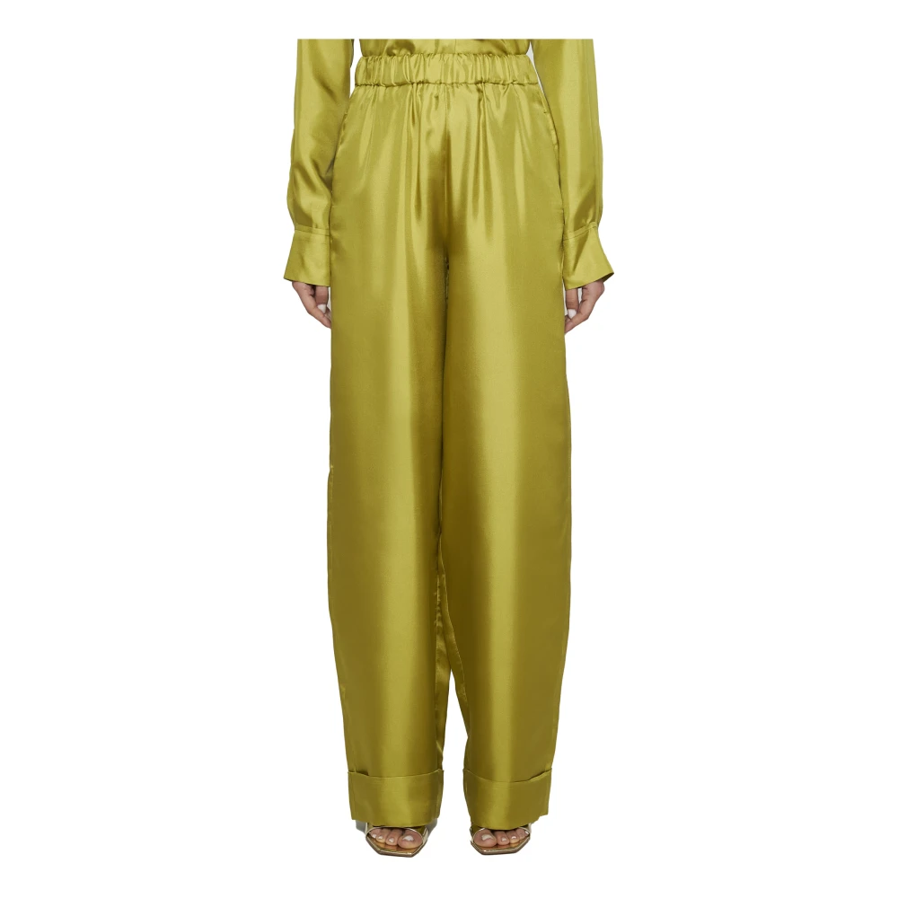 Blanca Vita Elegante Broek Green Dames