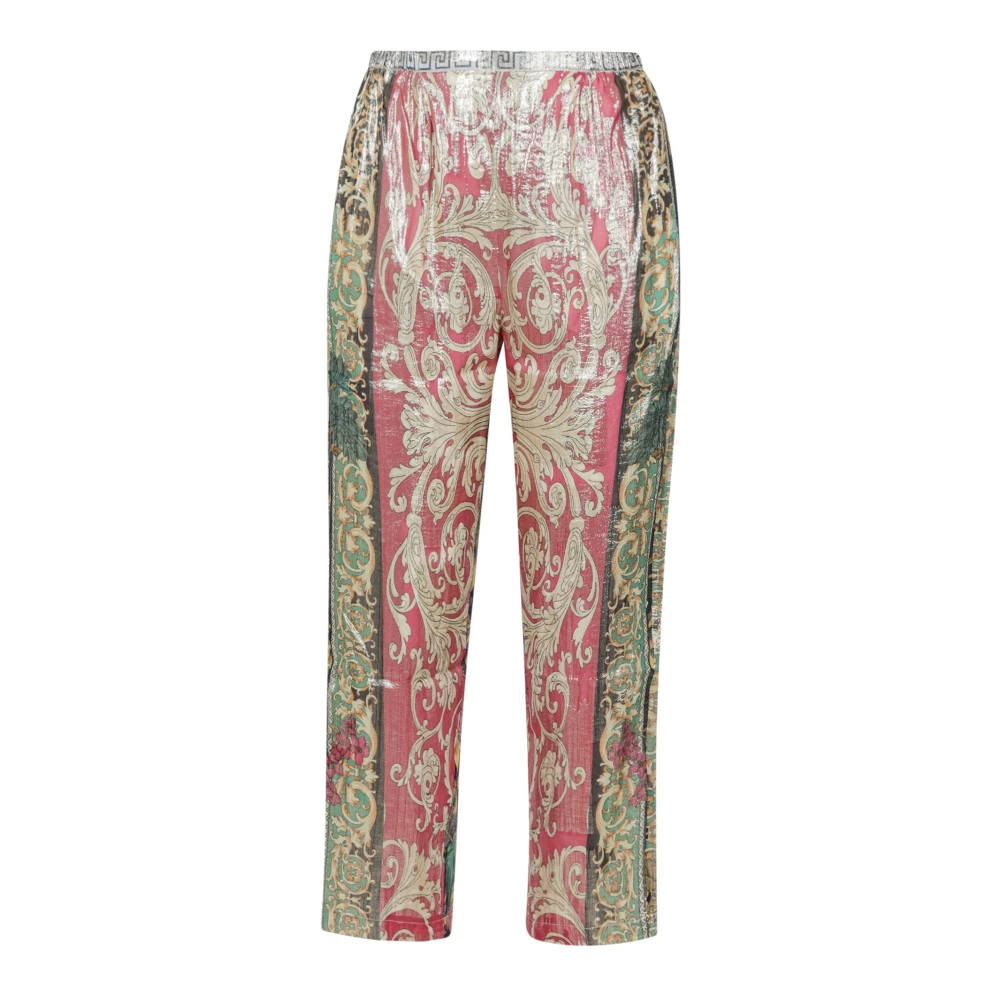 Mes Demoiselles Zijden en lurex gala broek Multicolor Dames
