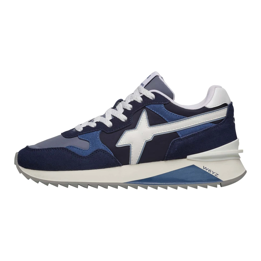W6yz Men's Blue Sneakers, 11 Uk, Yak-M.