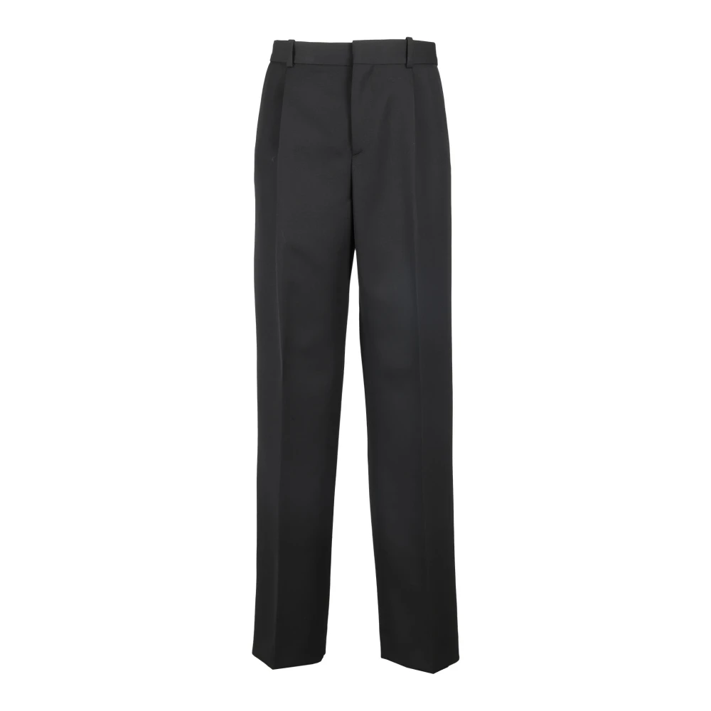 Botter Geplooide klassieke broek Black Heren