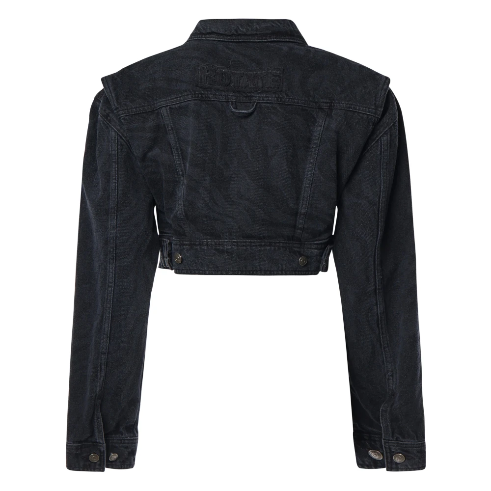 Rotate Birger Christensen Denim Jas Black Dames