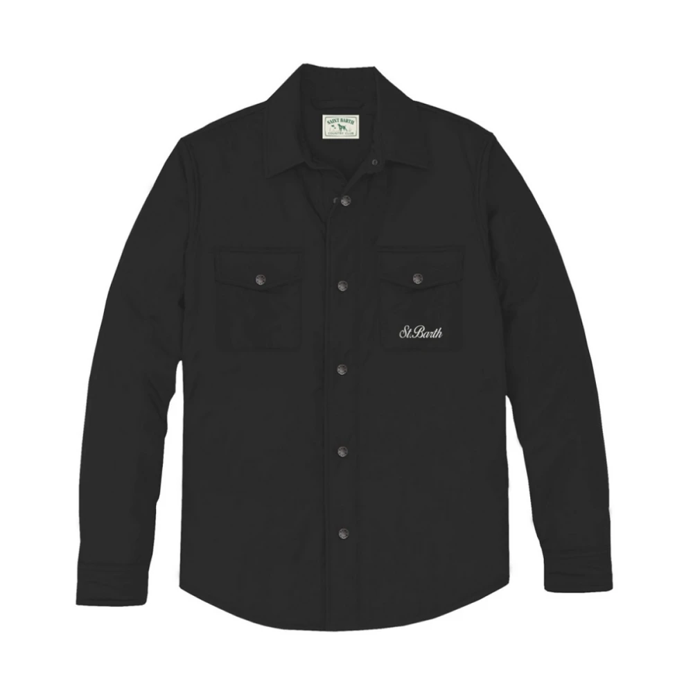 MC2 Saint Barth Verfijnde Overshirt voor Alle Gelegenheden Black Heren