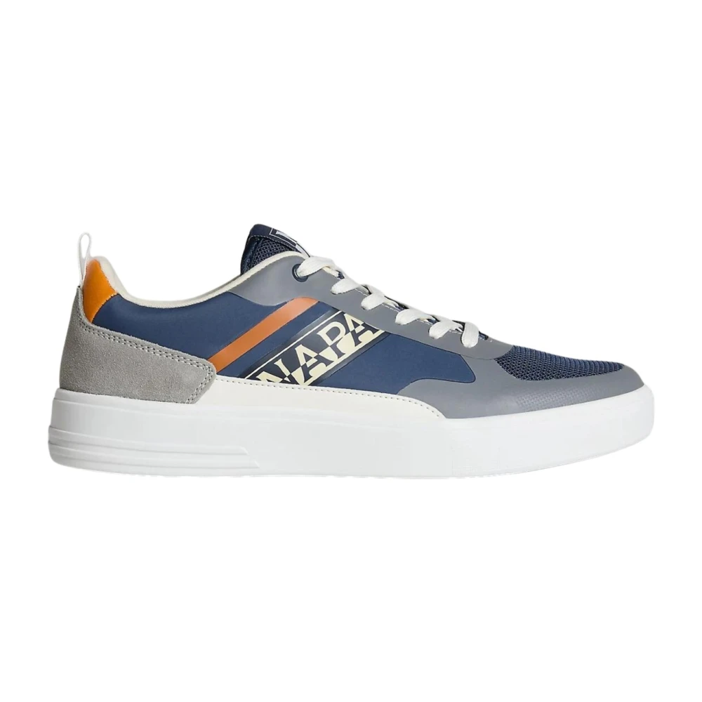 Napapijri Lichtgewicht Bark Mesh Sneaker Polyester/Synthetisch Leer Heren Schoenen Veelkleurig Multicolor