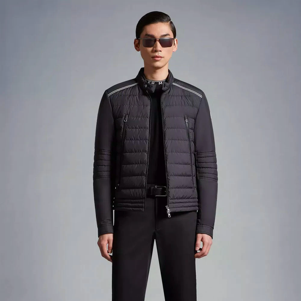 Moncler Korte Donsjas Black Heren