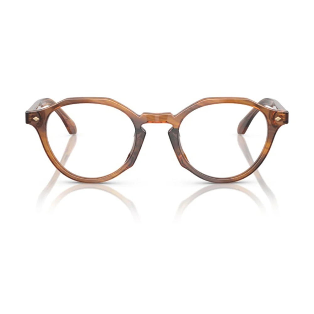 Giorgio Armani Retro Phantos Brilmonturen in Havana Acetaat Brown Heren
