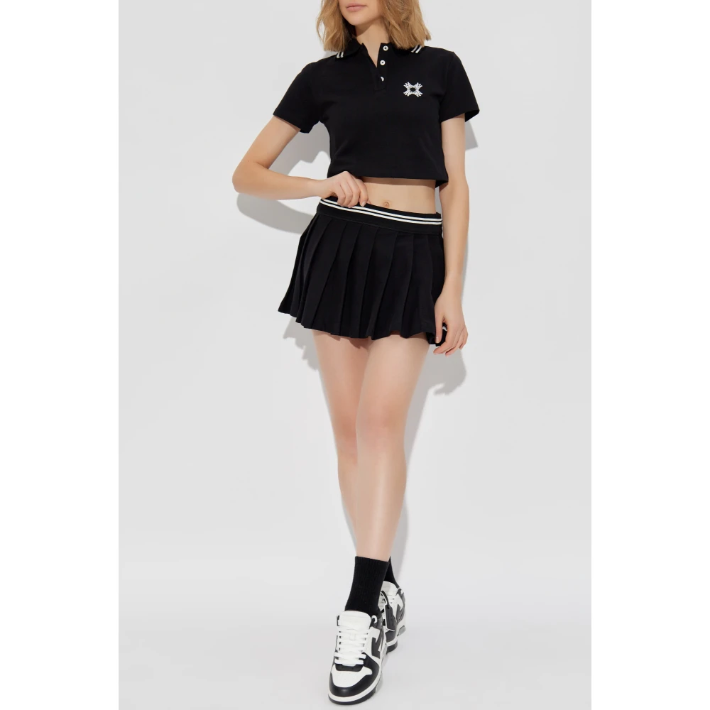 Amiri Polo met logo Black Dames