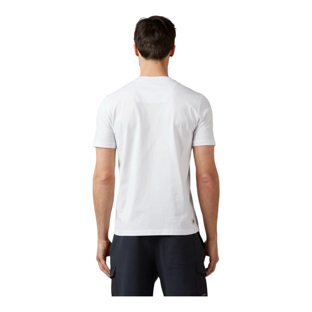 aeronautica militare Korte Mouw T-shirt White Heren