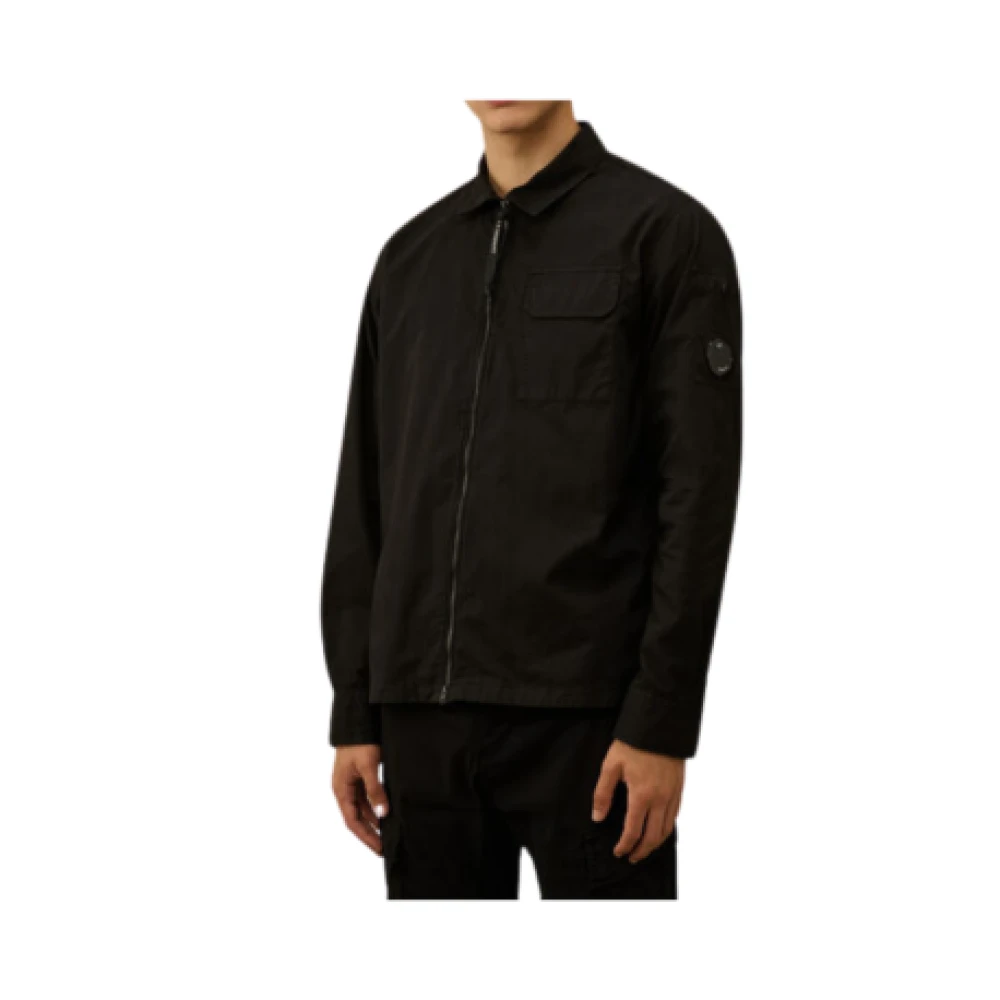 C.P. Company Windjack met capuchon en rits Black Heren