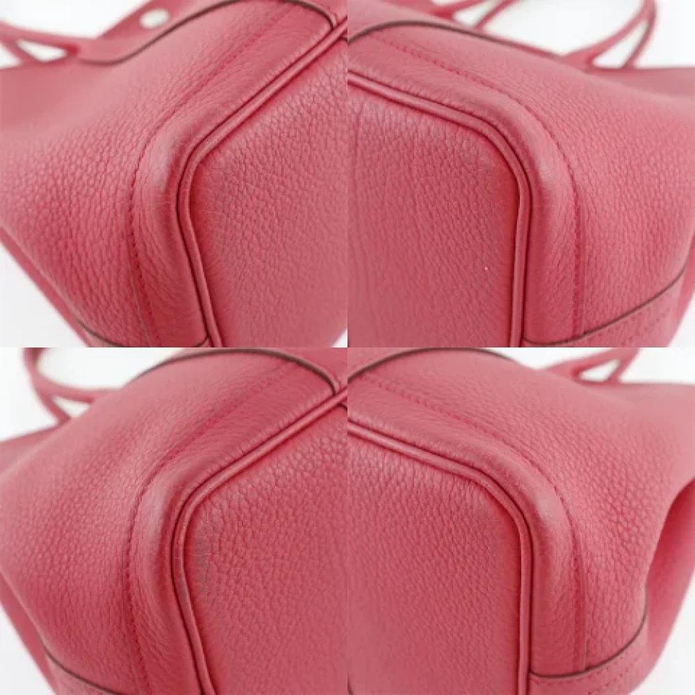 Hermès Vintage Pre-owned Fabric totes Red Dames