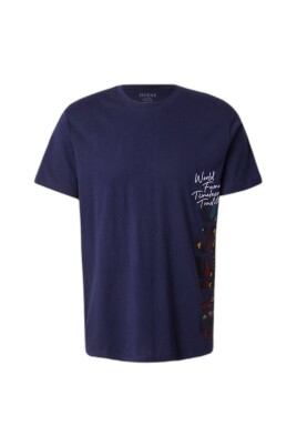 t-shirt-en-coton-bleu-manches-courtes