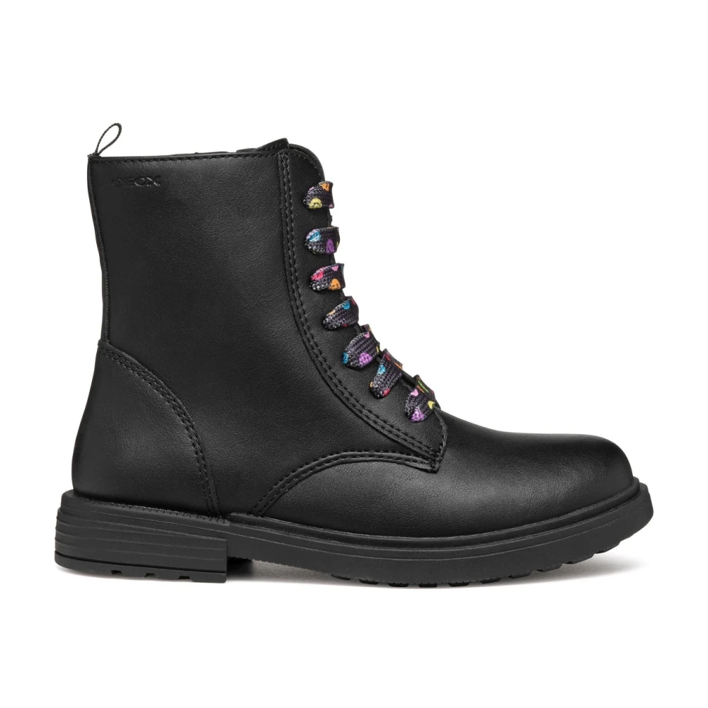 Geox Girls Black Boots,, Multicolor Kids Boots Size 32 Eu