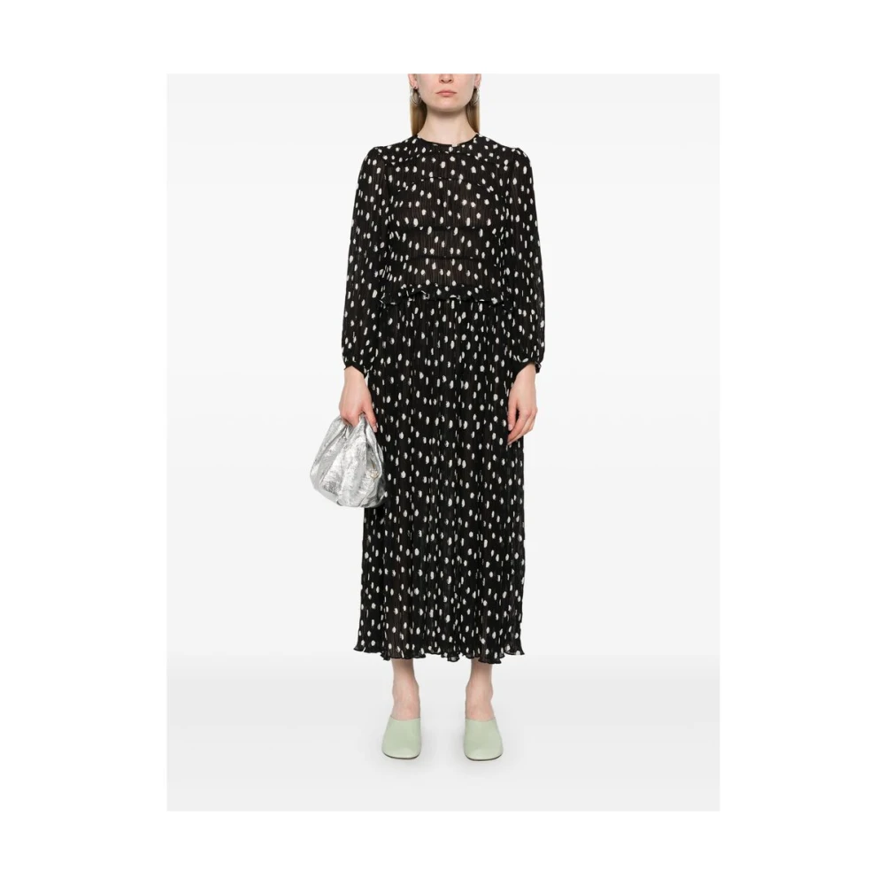 BAUM UND PFERDGARTEN Zwarte Upcycled Jurk Mode Black Dames