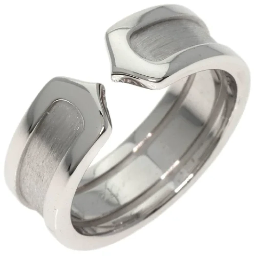 Pre-owned Solv Hvitt Gull Cartier Ring